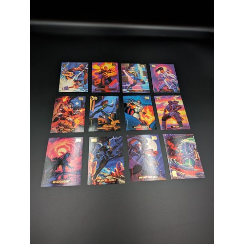 409 - Extremely rare Fleer Marvel Masterpiece Hildebrandt Brothers Cards Collection, dated 1994. 36 cards ... 