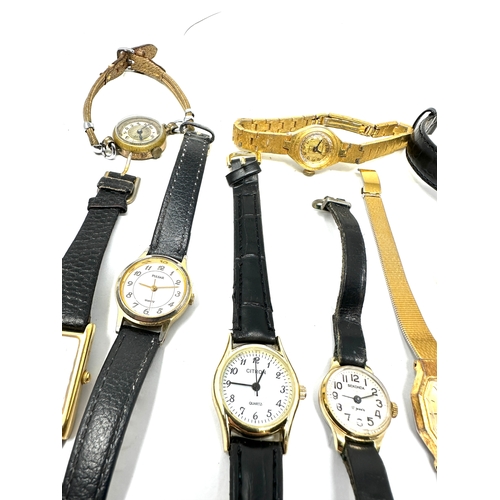 334 - selection of vintage ladies wristwatches inc quartz & manual wind sekonda lorus accurist verity puls... 