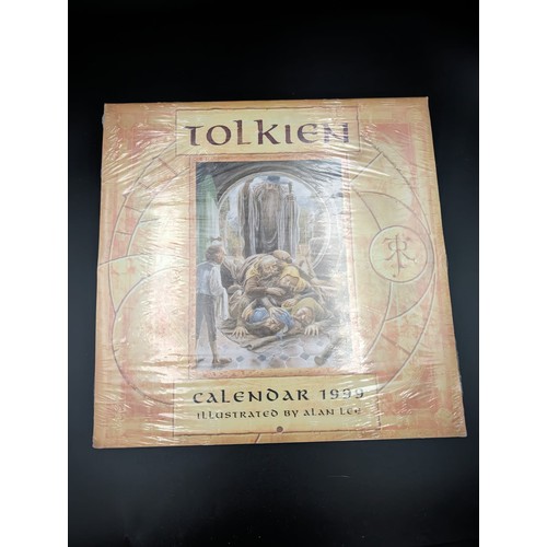 106 - Sealed Tolkien calendars (1997, 1999, 2001) with Alan Lee and John Howe illustrations. Elevate your ... 