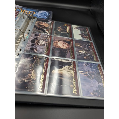 120 - Topps Lord of the Rings collector cards in good condition, housed in the original binder. A comprehe... 