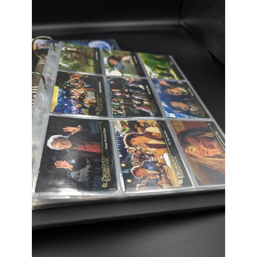 120 - Topps Lord of the Rings collector cards in good condition, housed in the original binder. A comprehe... 