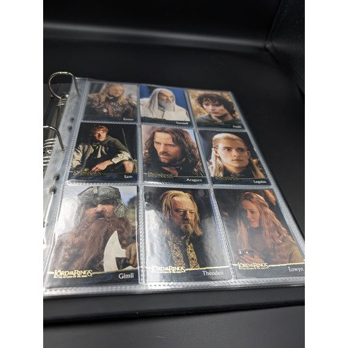 120 - Topps Lord of the Rings collector cards in good condition, housed in the original binder. A comprehe... 