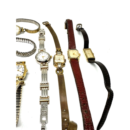 337 - selection of vintage ladies wristwatches inc quartz & manual wind ingersol sekonda timex paul jobin ... 