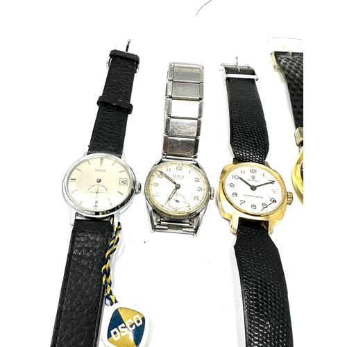 339 - selection of vintage gents wristwatches inc quartz & manual wind glaco services swatch casio flora &... 