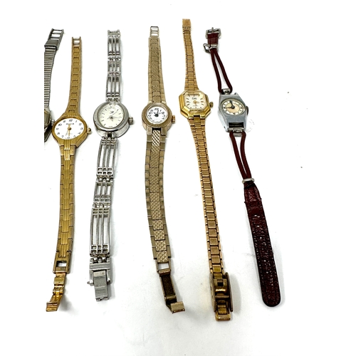 340 - selection of vintage ladies wristwatches inc quartz & manual wind sekonda prexa le paix sekonda limi... 