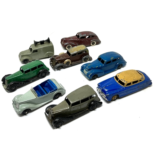 385 - Selection of vintage dinky vehicles play worn condition