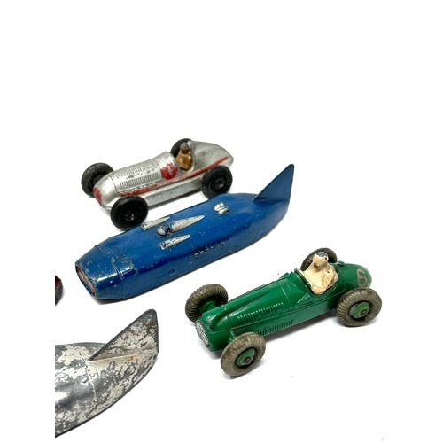 386 - Selection of vintage dinky vehicles play worn condition