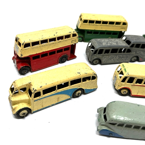 388 - Selection of vintage dinky vehicles play worn condition