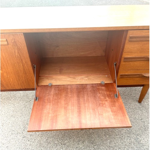 331 - Three drawer three door long teak sideboard 1960's/70's measures approx 29 inches high by 78 inches ... 