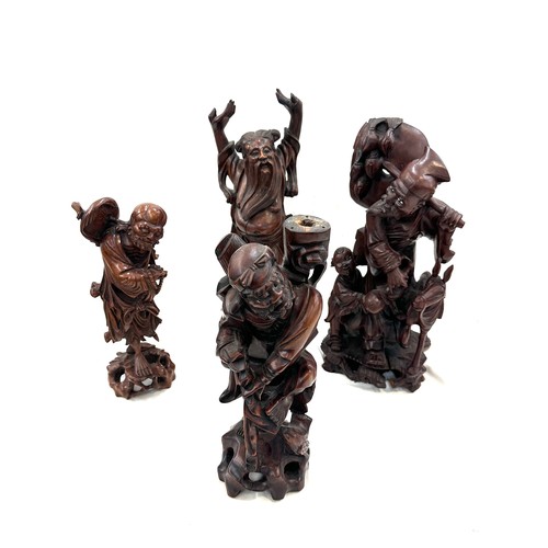 241 - Selection of carved oriental figures