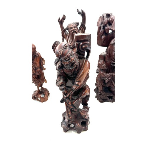 241 - Selection of carved oriental figures