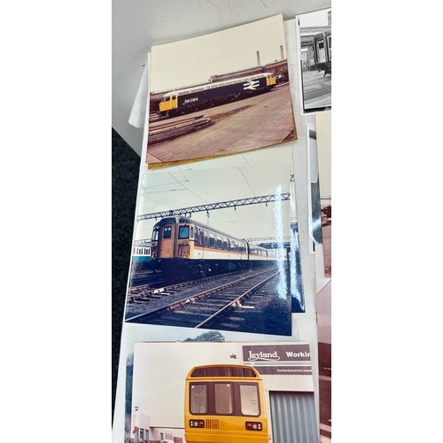 496A - Vintage photos selection of diesel and other loco's/ coaches