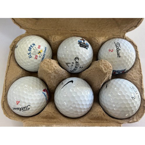 570 - 6 US Open golf balls, 7 US open ball markers andcap badge