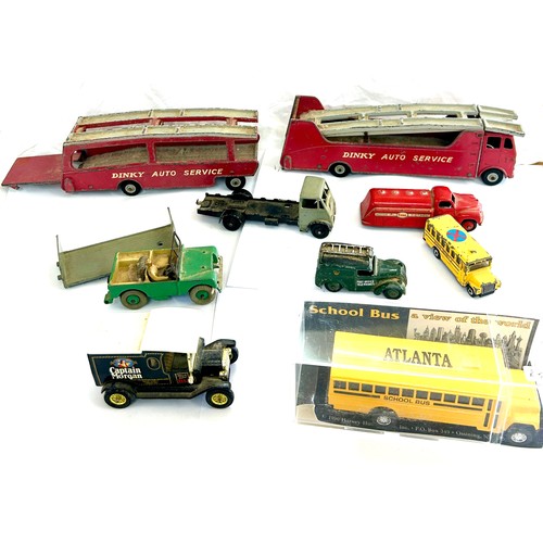 119 - Selection of vintage Dinky, Meccano diecast vehicles, played with condition, to include Dinky Supert... 