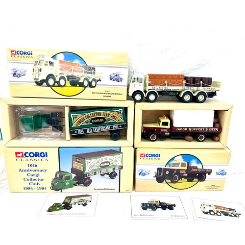 84 - Boxed Corgi Classic collector trucks to include 10th Anniversary Corgi Collector Club 1984-1994 9791... 