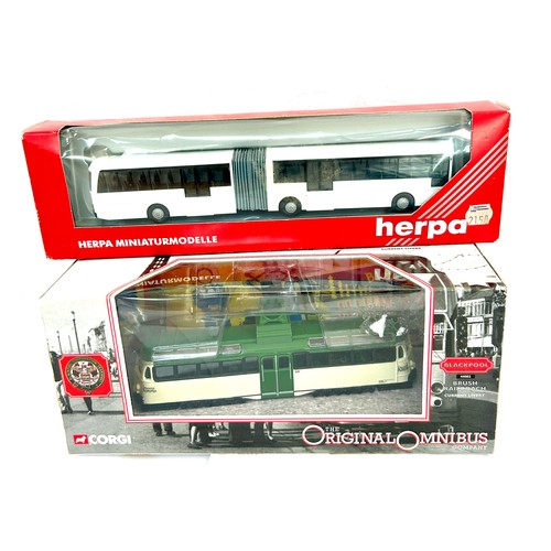 81 - Selection of boxed Corgi Classics, to include Guy Arab Utility bus, City of Oxford 97314, Thornycrof... 