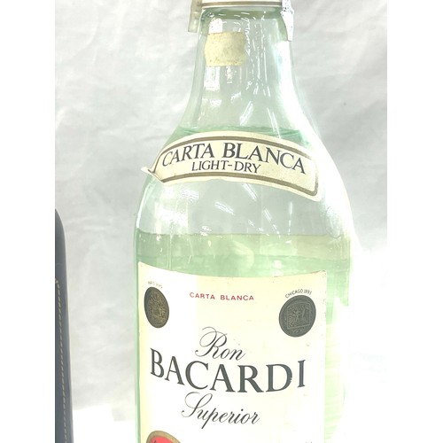 563 - Captain Morgan Black Label Rum 1980s, and Bacardi Carta Blanca