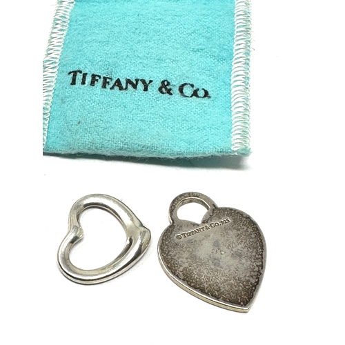 304 - Two silver pendants by Tiffany and Co (10g)