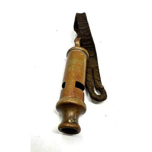 372 - WW1 1914 Dated Hudson Trench Whistle