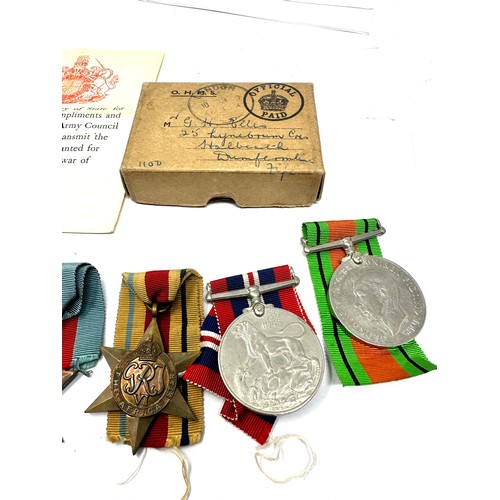 357 - WW.2 Boxed Medal Group. Inc. Africa & Italy Stars Etc