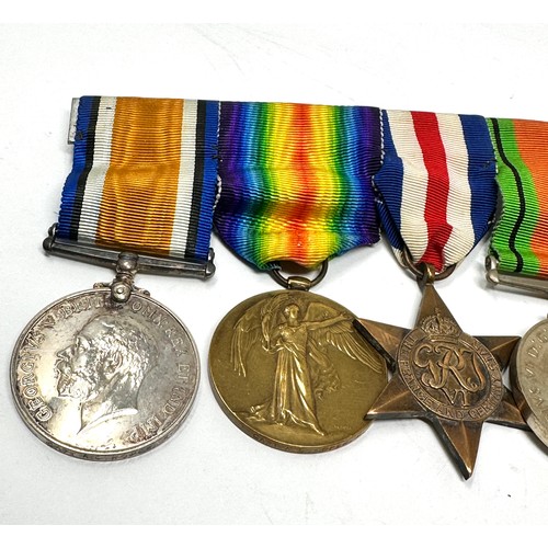 368 - WW.I - WW.2 Officers Mounted Medal Group. WW.1 Pair Named. Captain A.C. Roper