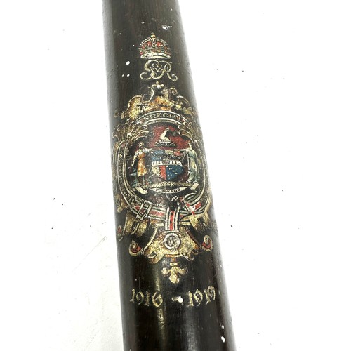 358 - Police truncheon Birmingham Special Constabulary Truncheon GV Sypher Dated 1916-1919