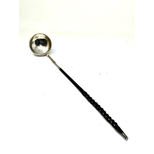 78 - antique silver brandy ladle