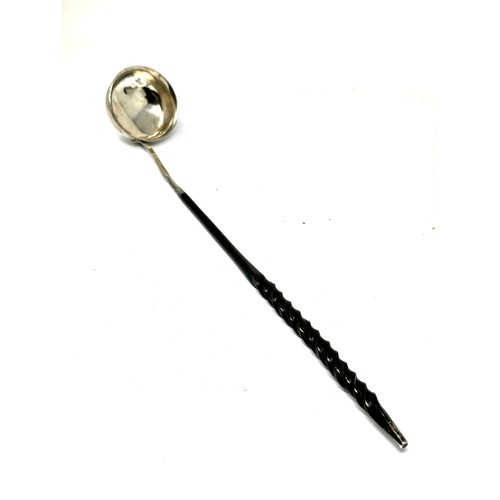 78 - antique silver brandy ladle