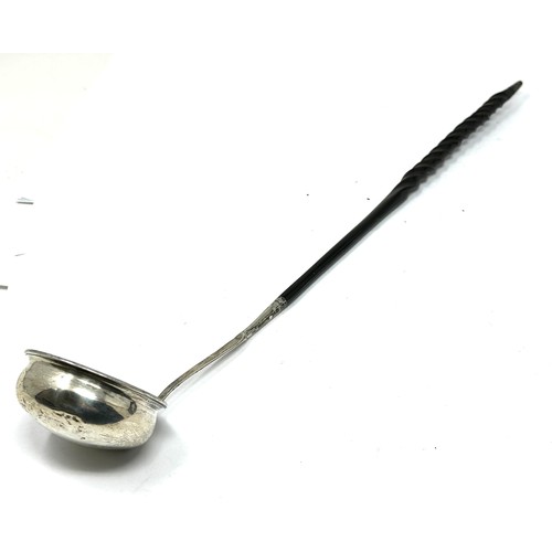 78 - antique silver brandy ladle