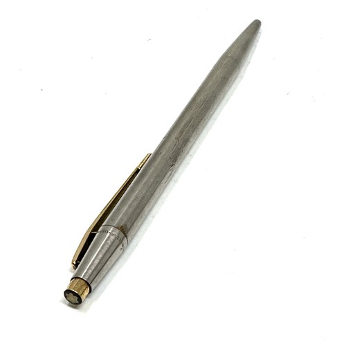 376 - Vintage Montblanc Noblesse Brushed Steel Ballpoint / Biro