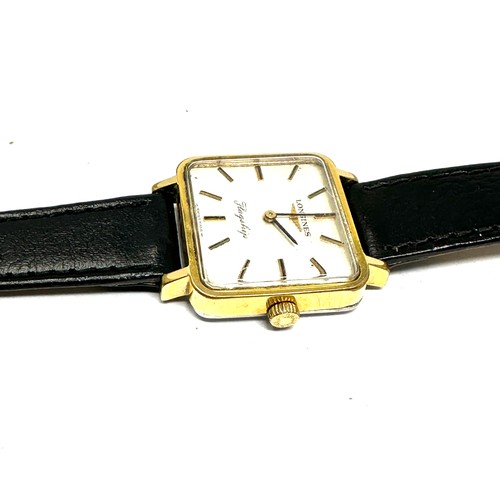 344 - LONGINES FLAGSHIP Ladies Vintage Hand-wind Wristwatch Working