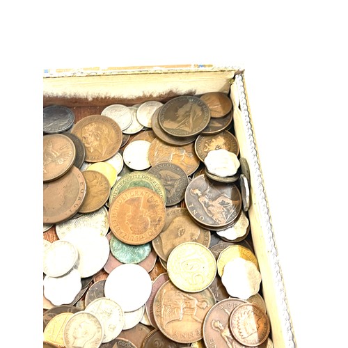 587 - Box of old coins