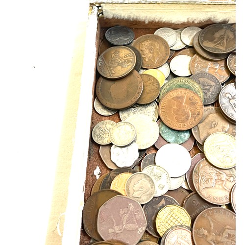 587 - Box of old coins