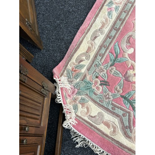 364 - Large  rug measures approximately 98inches by 58 inches