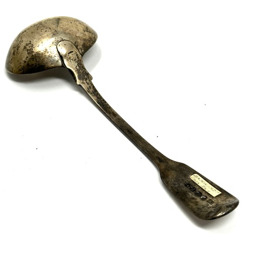 21 - georgian silver ladle spoon 66g