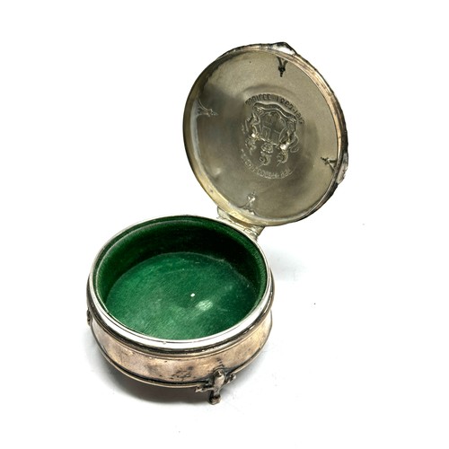 31 - .925 sterling trinket box