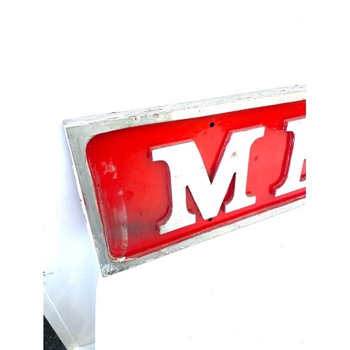 115 - Diesel train Meld sign measures approximately 30 inches by 8 inches