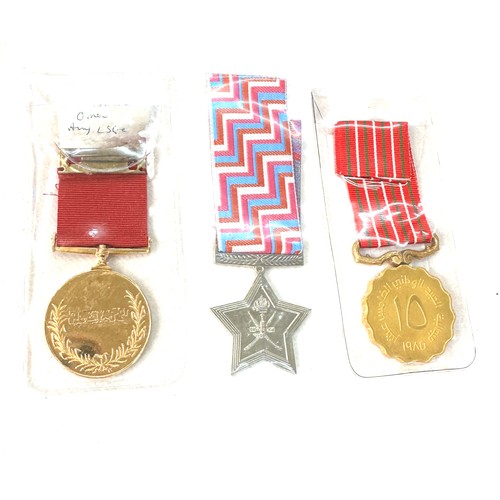 492 - Oman medals Army Long service 15th anniversary medal and 25th anniversary medal