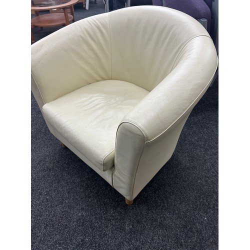 317 - Cream tub chair