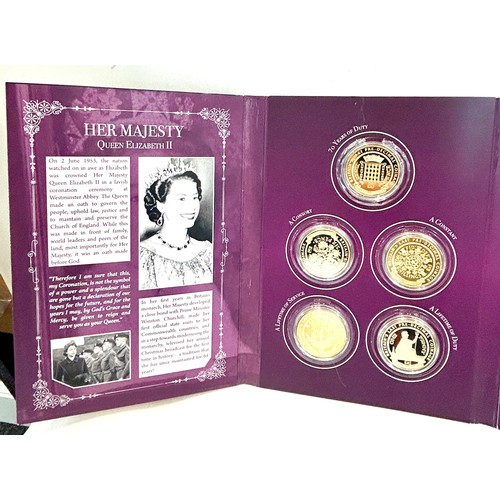 366 - The Ultimate Platinum Jubilee Collection complete coin set by London Mint Office with COA