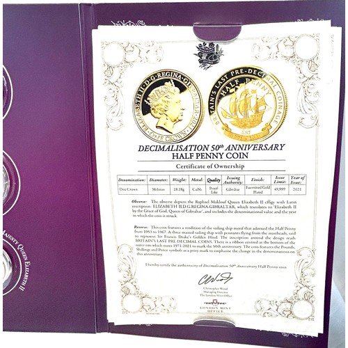 366 - The Ultimate Platinum Jubilee Collection complete coin set by London Mint Office with COA