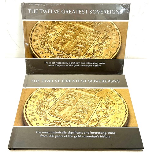 368A - 2 copies of the twelve greatest Sovereigns-200 Years of the Gold Sovereign History (one sealed)