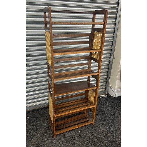 314 - Vintage Bergère double stacking rack measures approximately 60 inches tall 24 inches wide 10 inches ... 