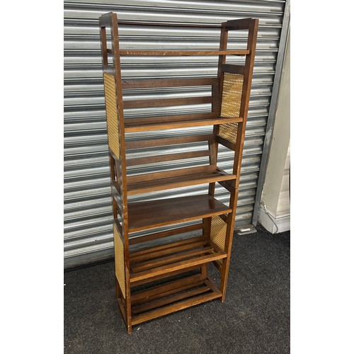 314 - Vintage Bergère double stacking rack measures approximately 60 inches tall 24 inches wide 10 inches ... 