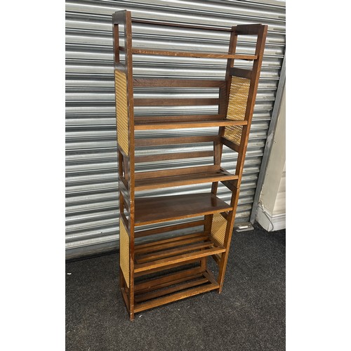 314 - Vintage Bergère double stacking rack measures approximately 60 inches tall 24 inches wide 10 inches ... 