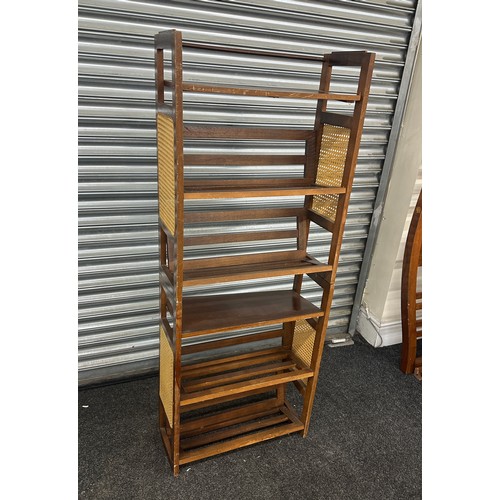 314 - Vintage Bergère double stacking rack measures approximately 60 inches tall 24 inches wide 10 inches ... 