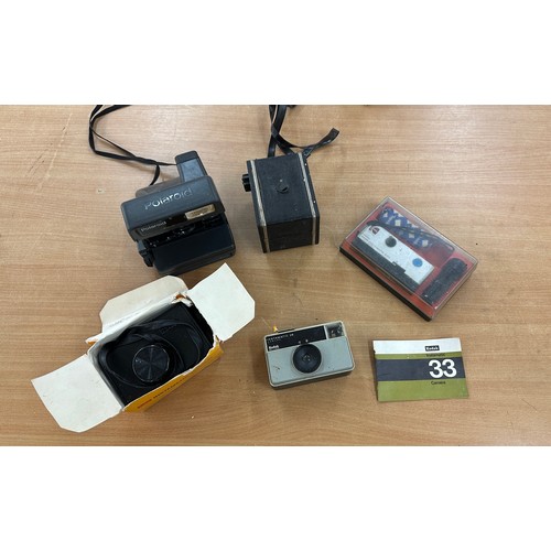 183 - Selection of cameras includes Canon, Kodak and instamatic etc, untested