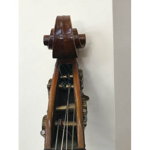 290 - Vintage double bass 69 inches long 20 inches wide depth 8 inches