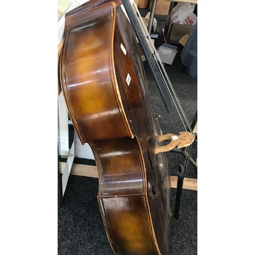 290 - Vintage double bass 69 inches long 20 inches wide depth 8 inches