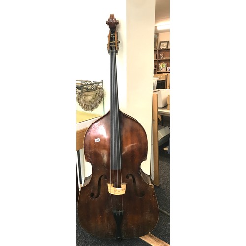 290 - Vintage double bass 69 inches long 20 inches wide depth 8 inches